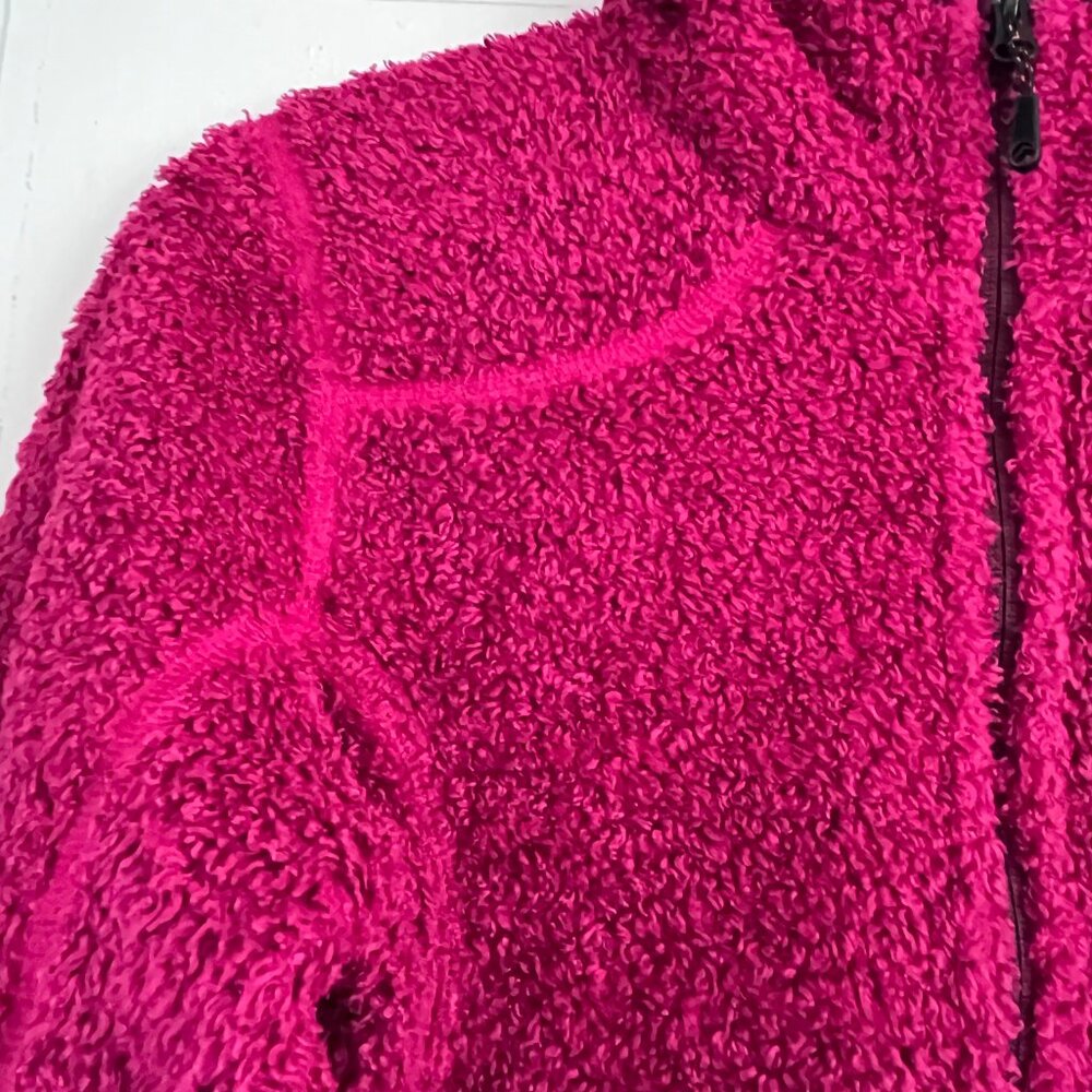 Lowe Alpine Polartec Sherpa Zip Up Jacket Women's Fuchsia 100% Polyester - Picture 2 of 11